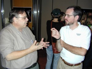Marc Conlin with Gary Reid in 2001